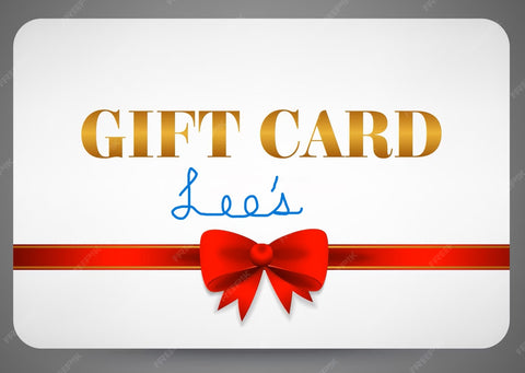 Lee's Fashions Gift Card